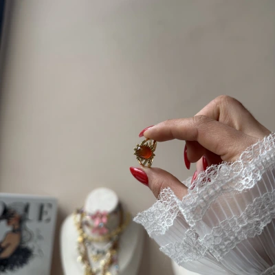 Vintage Crystal Yüzük