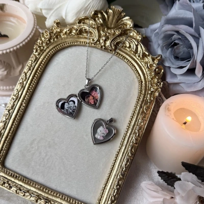 Hello Kittyli Fotoğraflı Kolye (1,8 cm )