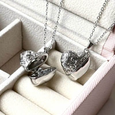 Kalp İçinde Kalp Kolye