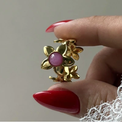 Flora Pearl Vintage Yüzük