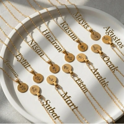 Doğum Çiçeği Kolye