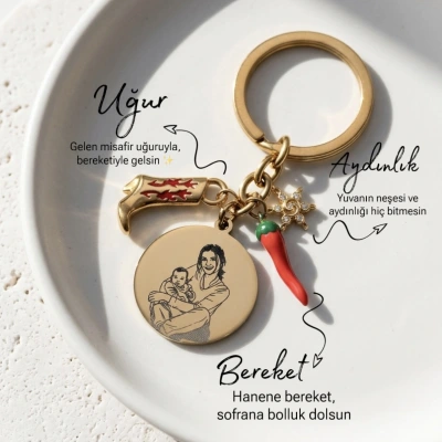 İyi Niyet Fotoğraflı Anahtarlık