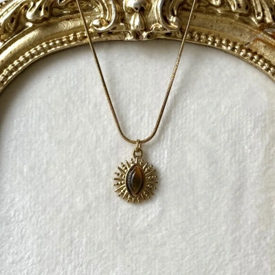 Kaplan Gözü Antik Kolye