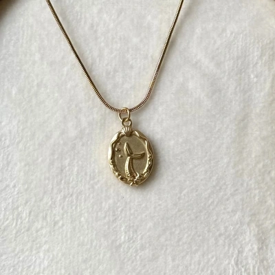 Deniz Kızı Kuyruğu Vintage Kolye