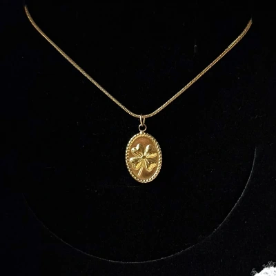 4 Yapraklı Yonca Kolye