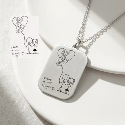 Kendin Yaz Kendin Çiz Kolye (925 Gümüş )