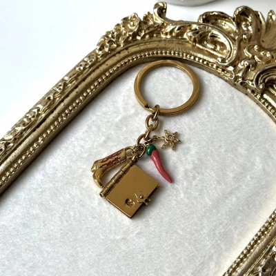 Şans Charmlı Şiirli Kitap Anahtarlık