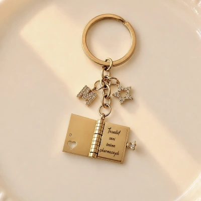 Şiirli Kitap Anahtarlık