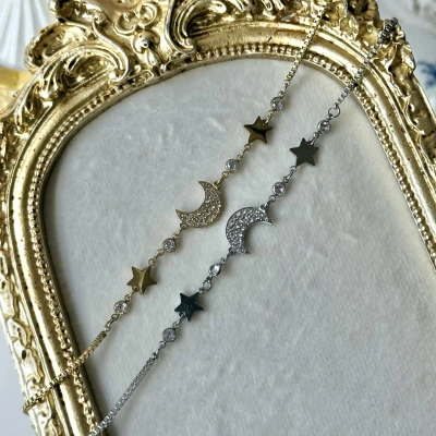 Moon Star Zincir Bileklik