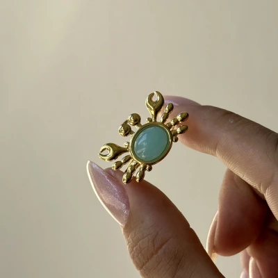 Azure Crab Yüzük