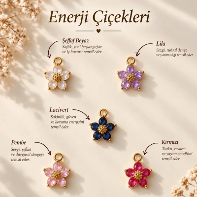 Enerji Çiçekleri Charmları