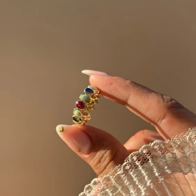 Chromatic Droplets Yüzük