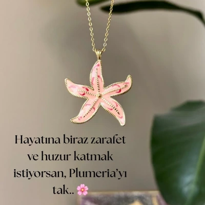 Deniz Yıldızı Çiçeği Kolye