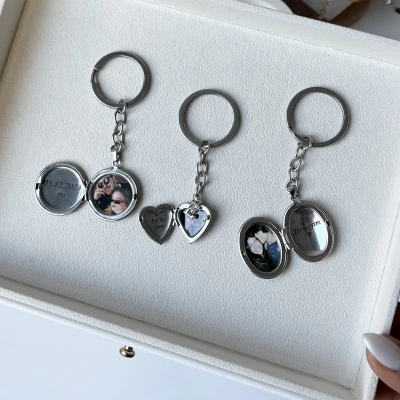 Fotoğraflı ve Yazılı Anahtarlık