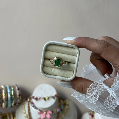 Green Stone Yüzük