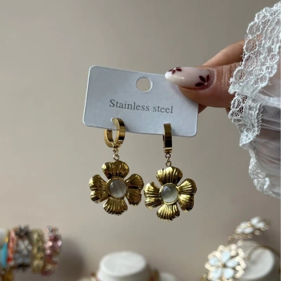 Güneş Çiçeği Küpe