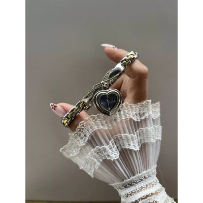 Kalp Kilidi Vintage Saat