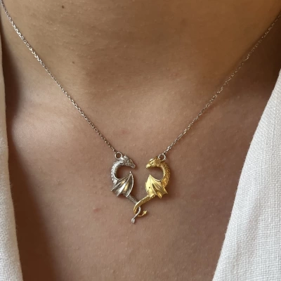 Khalesi Ejderha Kolye I 925 Gümüş