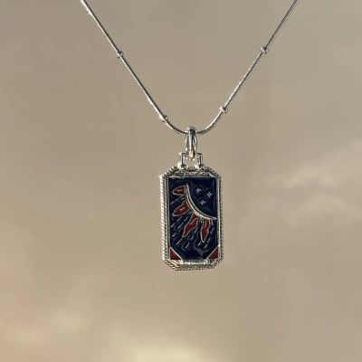 Trend Sun Tarot Kolye I Çelik