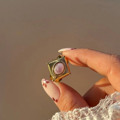 Lila Mühür Yüzük
