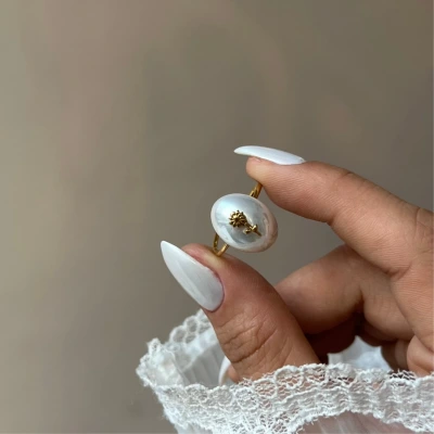 Pearl Bouquet Yüzük