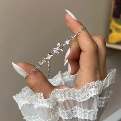 Pink Ribbon Bileklik