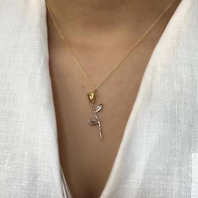Rose Kolye | 925 Gümüş