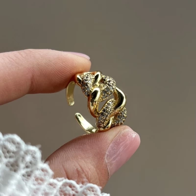 Knot Düğüm Vintage Yüzük I Çelik
