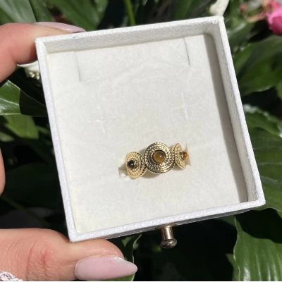 Kaplangözü Taşlı Vintage Yüzük