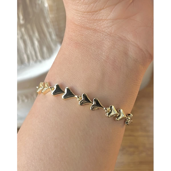 14K Altın Kaplama Özel Seri Bileklik