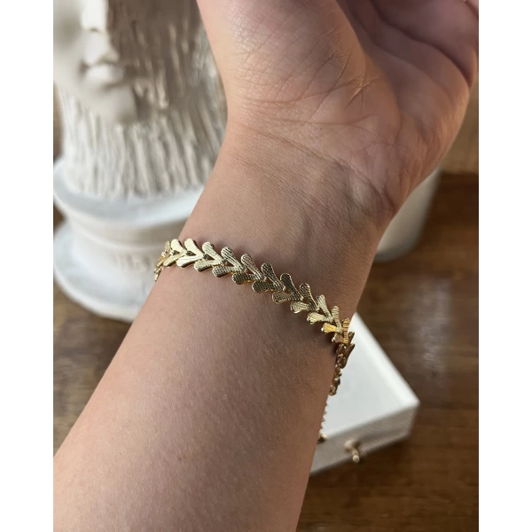 14K Altın Kaplama Özel Seri Bileklik
