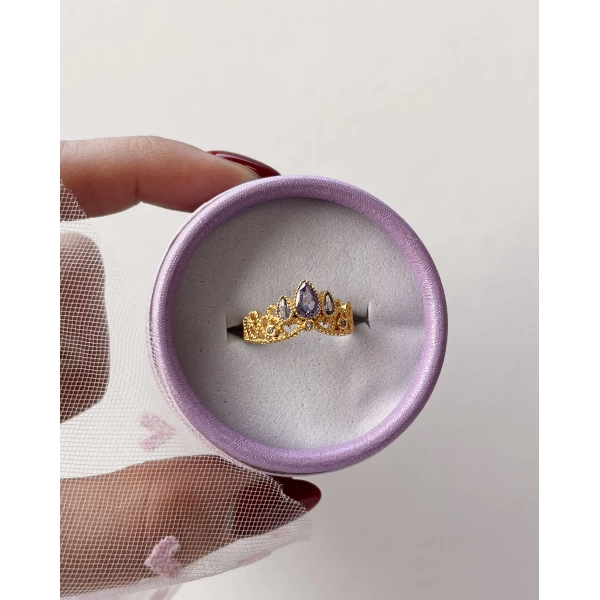 Rapunzel Taç Yüzük I Çelik