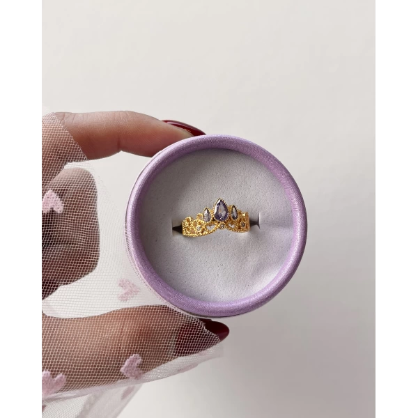 Rapunzel Taç Yüzük I Çelik