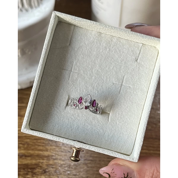 Princess Crown Yüzük I 925 Gümüş