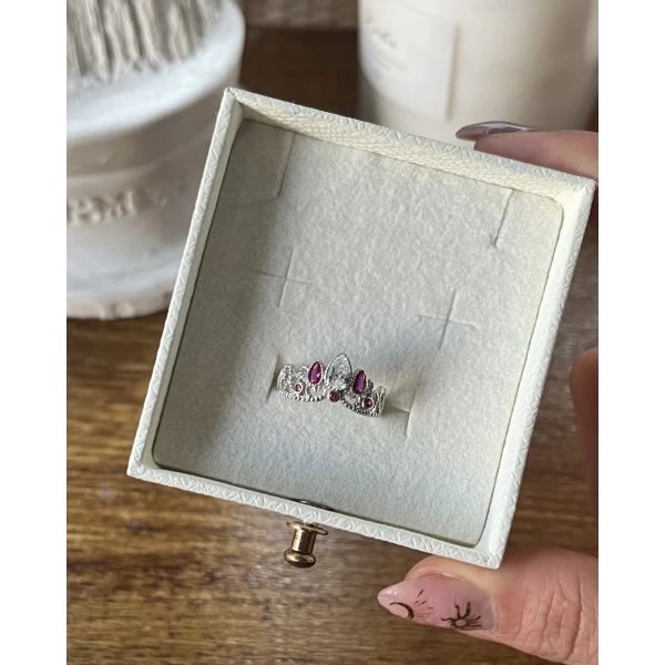 Princess Crown Yüzük I 925 Gümüş