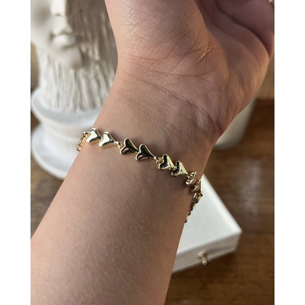 14K Altın Kaplama Özel Seri Bileklik