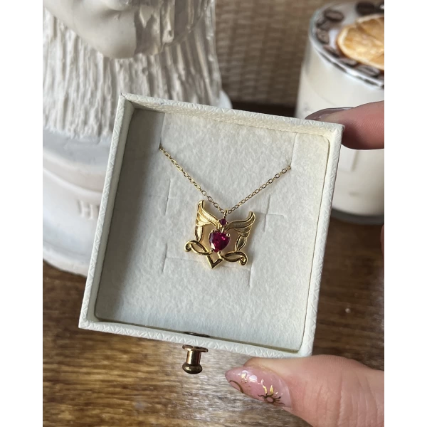 Wanda Witch Crown Kolye I Çelik