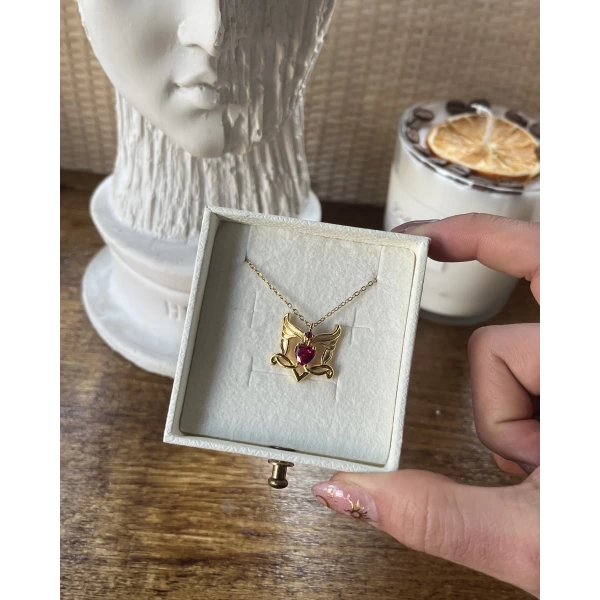Wanda Witch Crown Kolye I Çelik