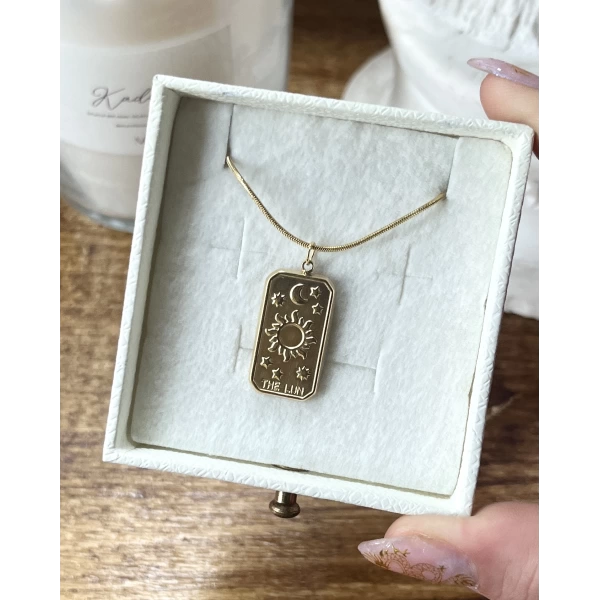 The Lun Tarot Kolye I Çelik
