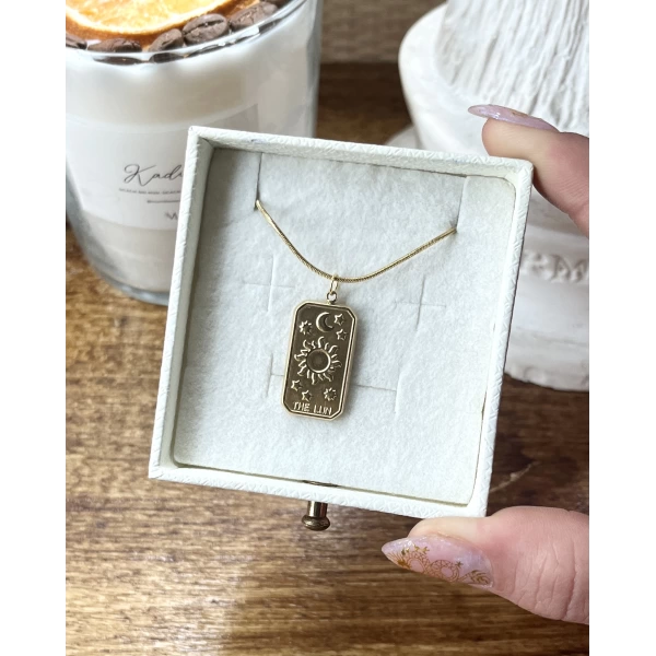The Lun Tarot Kolye I Çelik