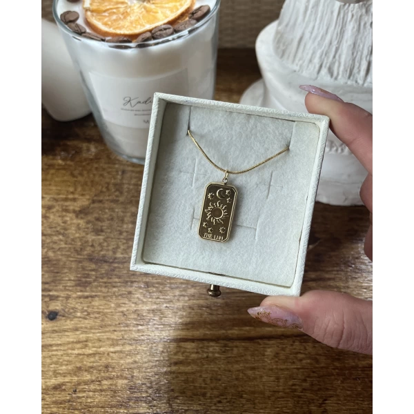 The Lun Tarot Kolye I Çelik
