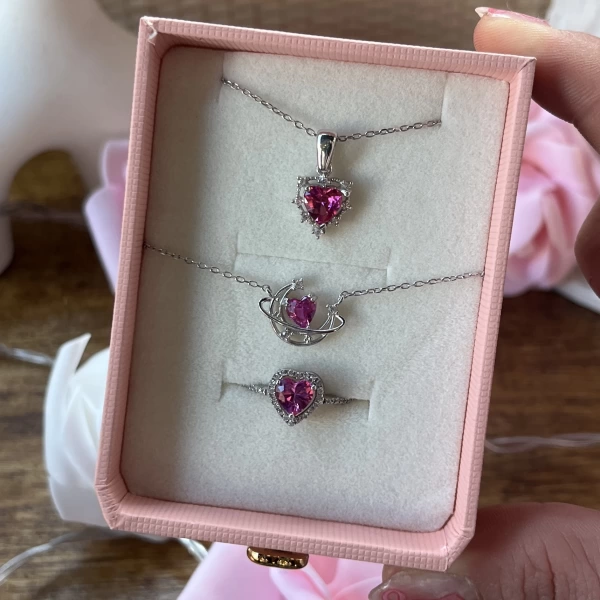 Petia Kolye, Bileklik ve Yüzük Takımı I 925 Gümüş