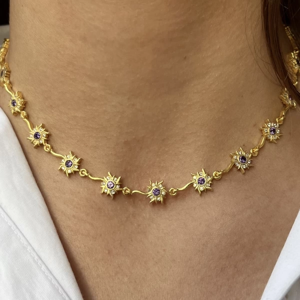 Rapunzel Sunset Choker Kolye