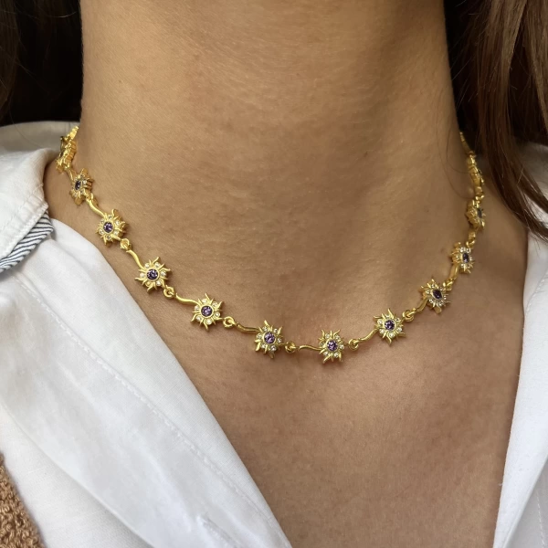 Rapunzel Sunset Choker Kolye
