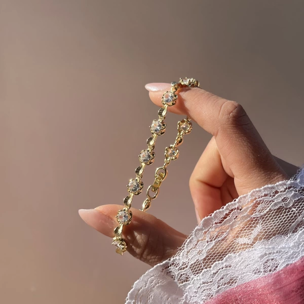 Rosaline Bileklik I 14K Altın Kaplama