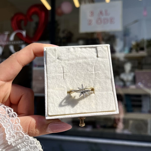 Kutup Yıldızı Vintage Yüzük