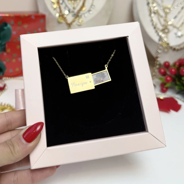 Yılbaşı Paketi 1 Fotoğraflı Kolye