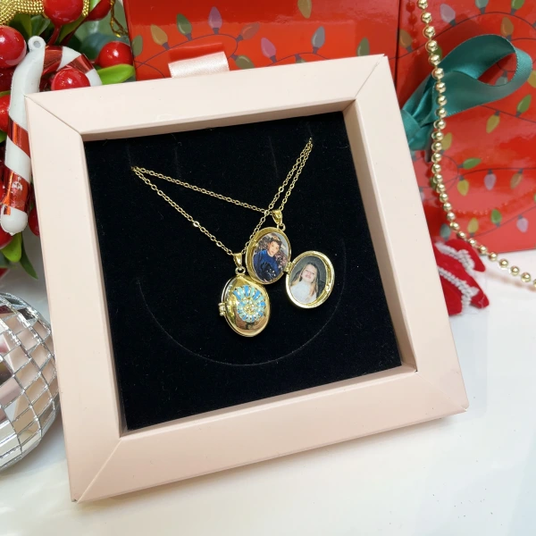 Yılbaşı Paketi 2 İstridye Fotoğraflı Kolye