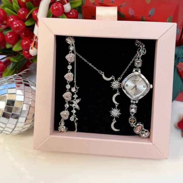 Yılbaşı Paketi 9 Tulip Saat Takım