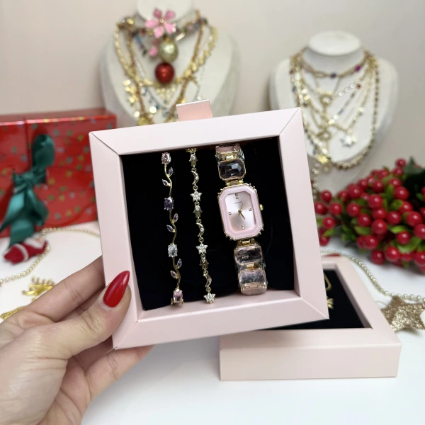 Yılbaşı Paketi 10 Yıldız ve Saat Takım